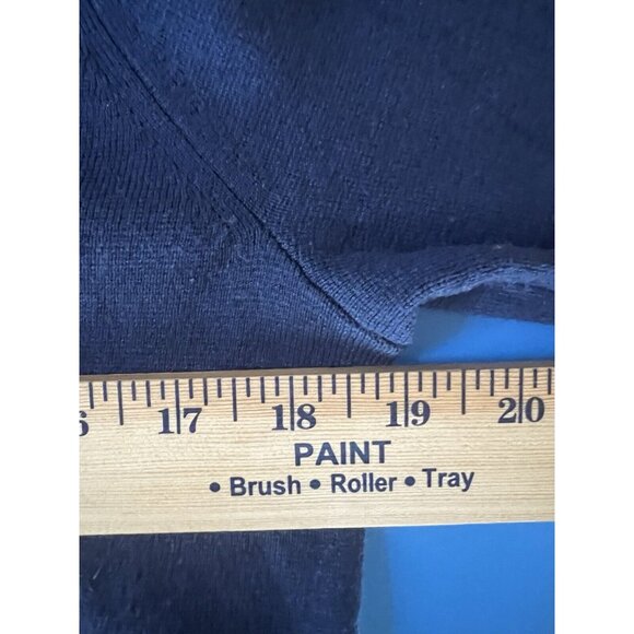 Banana Republic Pullover Sweater Dark Blue Preppy V Neck Womens Size M - Picture 7 of 8